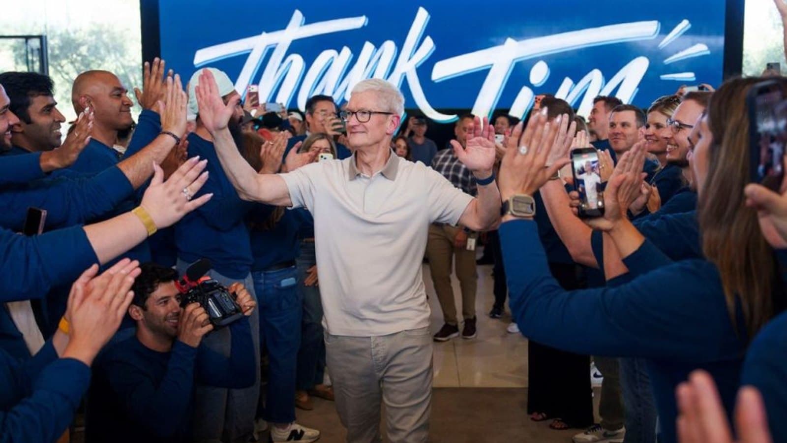Tim Cook did not resign. He became executive chairman, and the job description names policymakers